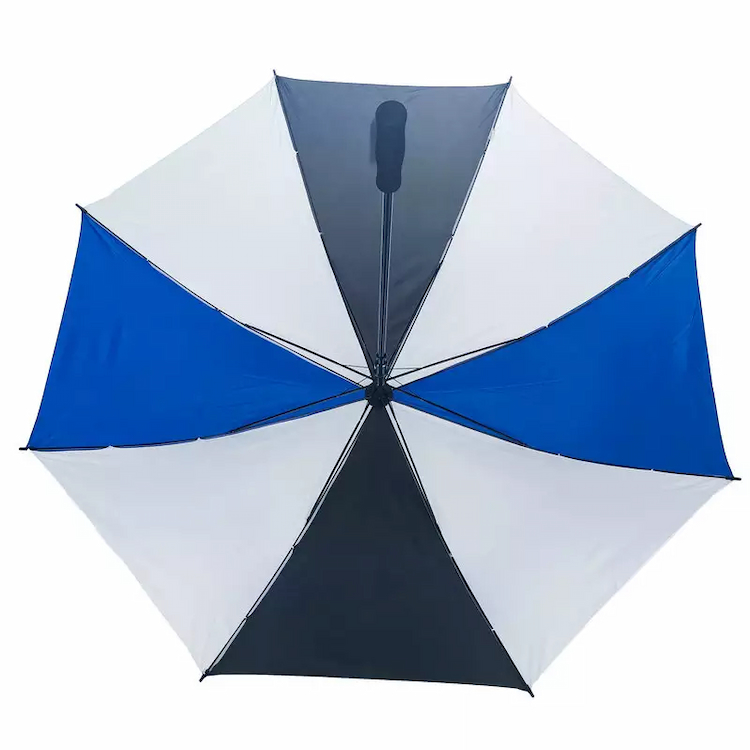 design logotipo guarda-chuva de golfe