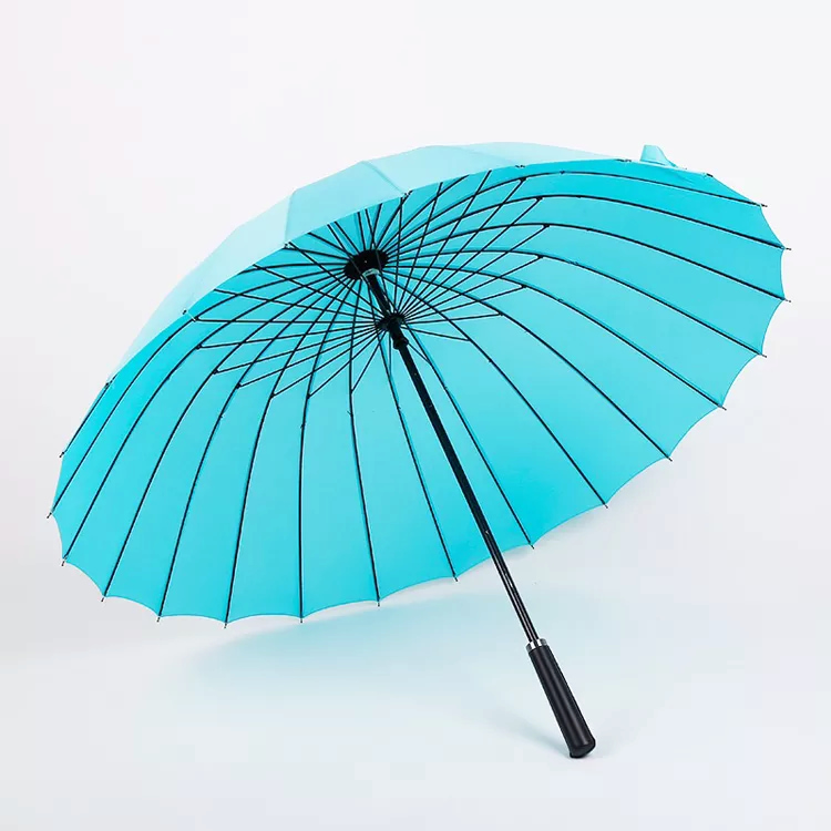 24K Grande Guarda-chuva de Golfe Manual Atacado Personalidade Personalizada Impressão do Logotipo da Empresa
