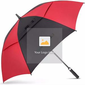 Wholesale Customizable Umbrella Double Layer Automatic Open Personalized Golf Umbrella